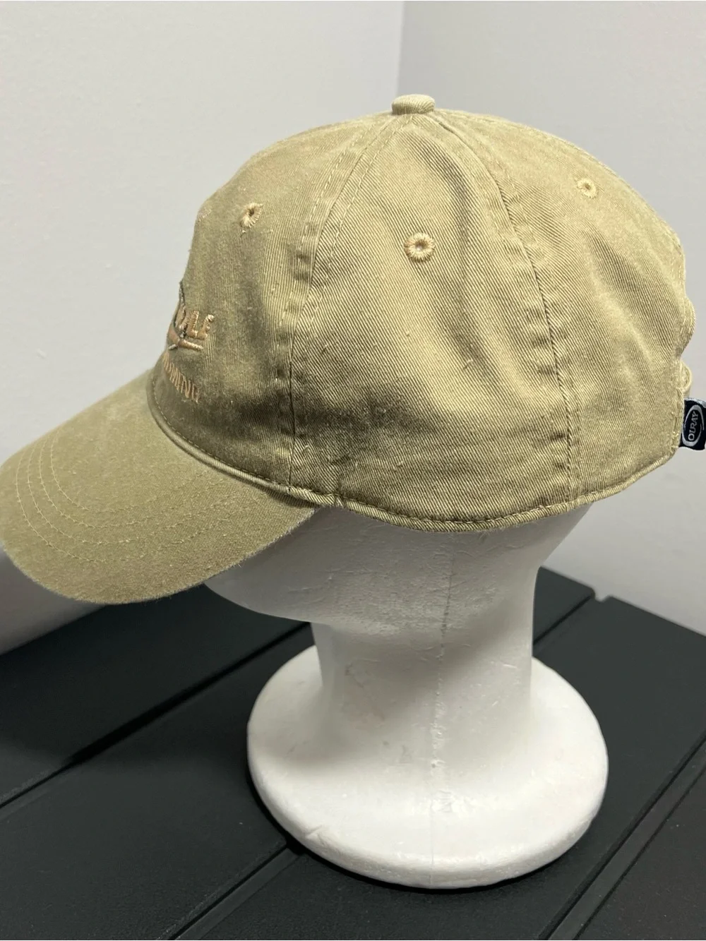 Vintage Ouray Jackson Hole Wyoming Moose Beige Hat Adult OSFA
